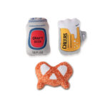 Wish You Were Beer Plush Squeaker Dog Toy - The Fringe Studio