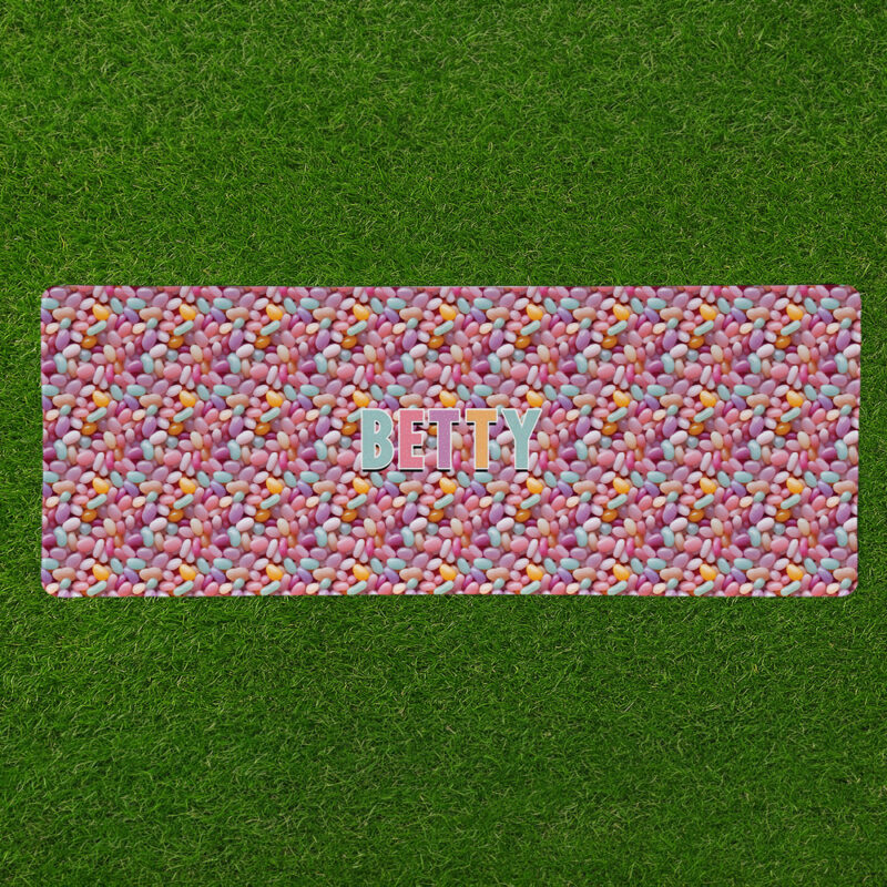 Personalised Non Slip Jumbo Pet Bowl Mats - Don't Be Jelly