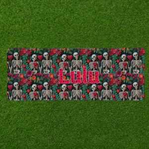 Personalised Non Slip Jumbo Pet Bowl Mats - DOTD