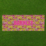 Personalised Non Slip Jumbo Pet Bowl Mats - Push The Daisies