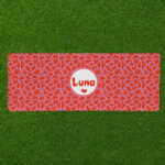 Personalised Non Slip Jumbo Pet Bowl Mats - I Heart You