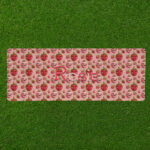 Personalised Non Slip Jumbo Pet Bowl Mats - Berry Cute