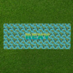 Personalised Non Slip Jumbo Pet Bowl Mats - Grrr Rex